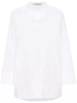 Dorothee Schumacher рубашка с английской вышивкой, белый