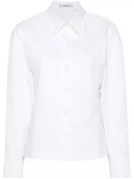 Dorothee Schumacher рубашка с драпировкой, белый