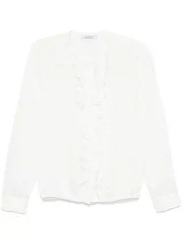 Dorothee Schumacher рубашка с оборками, белый