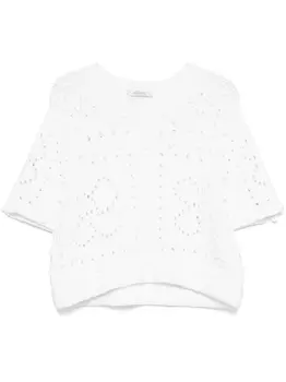 Dorothee Schumacher свитер фактурной вязки, белый