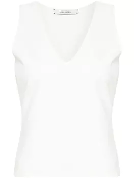 Dorothee Schumacher топ с V-образным вырезом, нейтральный цвет