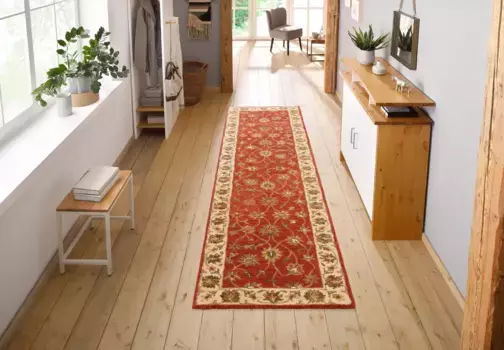 Дорожка для дома "Сахиль", прямоугольная, ковровая дорожка, восточный вид, идеально подходит для прихожей и спальни Home affaire 70х270 см, цвет terra