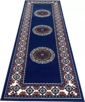 Дорожка для дома "Шари", прямоугольная, ковровая дорожка, восточный вид Home affaire 80х250 см, светло-синий