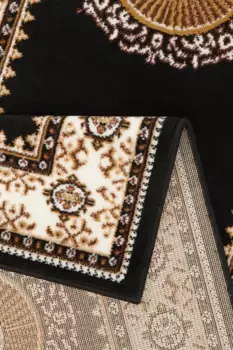 Дорожка для дома "Шари", прямоугольная, ковровая дорожка, восточный вид Home affaire 80х250 см, черный