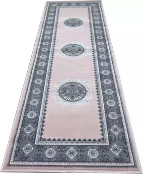 Дорожка для дома "Шари", прямоугольная, ковровая дорожка, восточный вид Home affaire 80х250 см, розовый