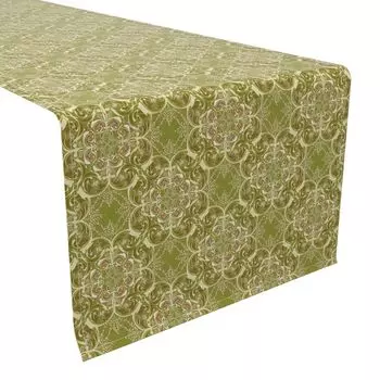 Дорожка для стола, 100 % хлопок, 16x108 дюймов, цветочный 149