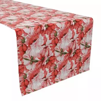 Дорожка для стола, 100 % хлопок, 16x108 дюймов, цветочный 197