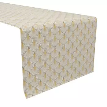 Дорожка для стола, 100 % хлопок, 16x108 дюймов, фон в стиле ар-деко.