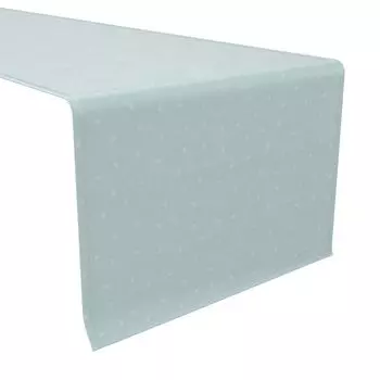 Дорожка для стола, 100 % хлопок, 16x108 дюймов, голубой горошек