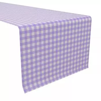Дорожка для стола, 100 % хлопок, 16x108 дюймов, клетка 19