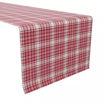 Дорожка для стола, 100% хлопок, 16x90 дюймов, плед 2