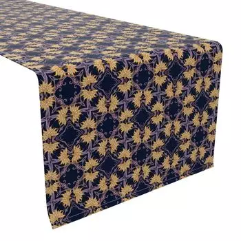 Дорожка для стола, 100 % хлопок, 16x90 дюймов, цветочный 20