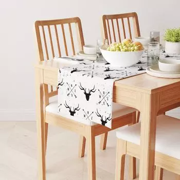 Дорожка для стола, 100 % хлопок, 16x90 дюймов, Deer & Arrows