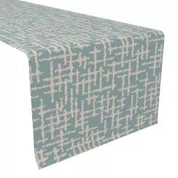 Дорожка для стола, 100% хлопок, 16x90 дюймов, абстрактный эскиз.