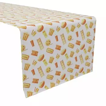 Дорожка для стола, 100% хлопок, 16x90 дюймов, Time at the Cinema