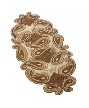 Дорожка для стола с узором Пейсли из бисера Saro Lifestyle, золото