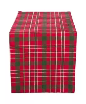 Дорожка для стола в клетку Tartan Holly Design Imports, красный