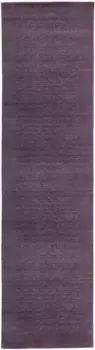 Дорожка Morgenland "GABBE FEIN UNI", прямоугольная, натуральная шерсть, одноцветная, для гостиной 80х200 см, цвет lila