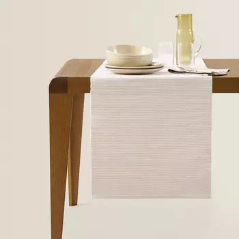 Дорожка на стол Zara Home Needlecord Runner, бежевый