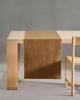 Дорожка настольная 01 Zara Home by Vincent Van Duysen, горчично-желтый