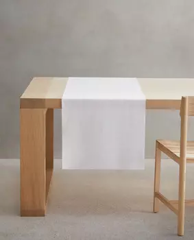 Дорожка настольная 01 Zara Home by Vincent Van Duysen, белый