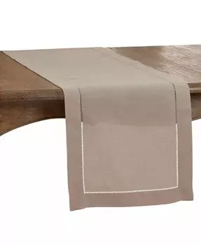 дорожка с вышитой каймой Saro Lifestyle, бежевый