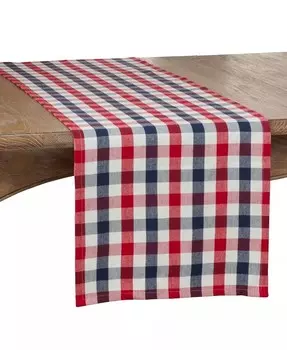 дорожка в клетчатую клетку Saro Lifestyle, мультиколор