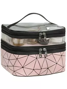 Дорожная косметичка-органайзер с двумя отделениями для туалетных принадлежностей Zzato Zorganizowany Dom