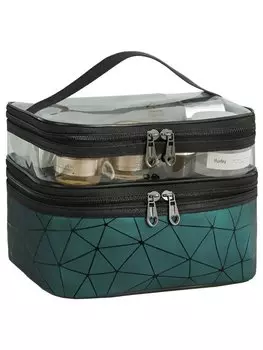 Дорожная косметичка-органайзер с двумя отделениями для туалетных принадлежностей Zzato Zorganizowany Dom