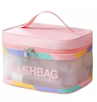 Дорожная косметичка с ручками, водонепроницаемый органайзер для туалетных принадлежностей Zzato Zorganizowany Dom