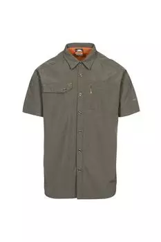 Дорожная рубашка Lowrel с короткими рукавами Trespass, зеленый