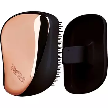Дорожная щетка для волос, компактная, розовая/черная, Tangle Teezer