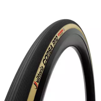 Дорожная шина Vittoria Corsa Pro Tubular 700 x 25-28, золотой