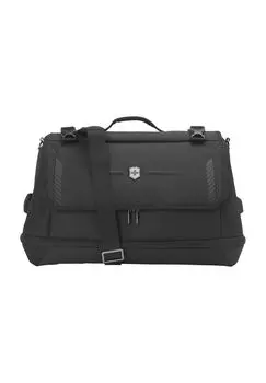 Дорожная сумка, эмблема, функция тележки, отделение для влажной уборки, однотонная VICTORINOX, черный