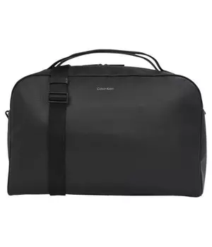 Дорожная сумка Calvin Klein из экокожи с широкими ручками, черный