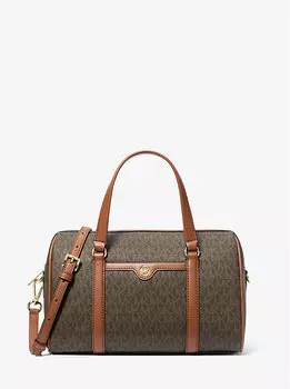 Дорожная сумка через плечо Jet Set Travel среднего размера с фирменным логотипом Michael Kors, коричневый