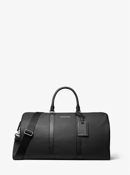 Дорожная сумка Cooper из шагреневой кожи Michael Kors, черный