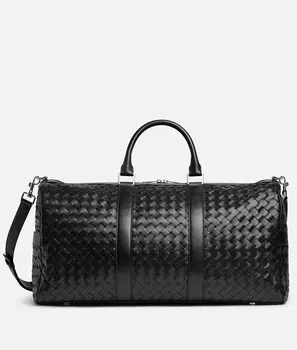 Дорожная сумка для хижины Bottega Veneta, черный