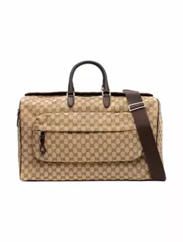 Дорожная сумка GG Supreme Large Gucci, бежевый