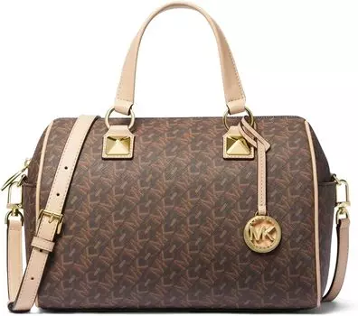 Дорожная сумка Grayson среднего размера MICHAEL Michael Kors, коричневый