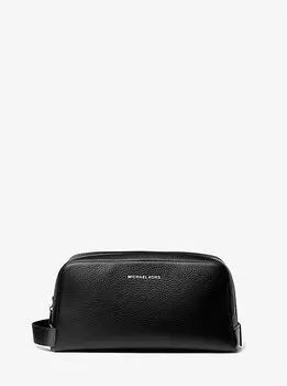 Дорожная сумка из шагреневой кожи Hudson Michael Kors, черный