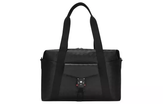 Дорожная сумка из тисненой кожи с коровьей кожей для мужчин MONTBLANC