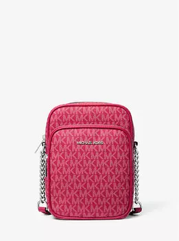 Дорожная сумка Jet Set с фирменным логотипом, средний размер, через плечо Michael Kors, красный