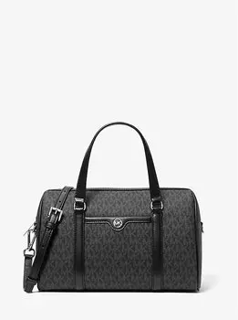 Дорожная сумка Jet Set Travel среднего размера с фирменным логотипом Michael Kors, черный