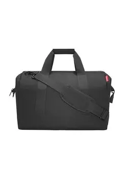 Дорожная сумка, металлическая вешалка, практичное внутреннее отделение reisenthel, черный