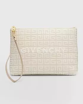 Дорожная сумка на молнии из парусины с логотипом 4G и ремешком на ремешке Givenchy, цвет Black