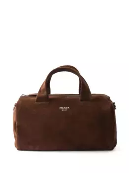 Дорожная сумка на молнии Prada, коричневый