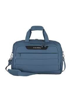 Дорожная сумка, отделения на молнии, плечевой ремень travelite, цвет Panoramablau