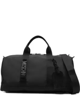 Дорожная сумка с логотипом Moschino, черный