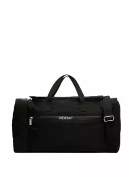 Дорожная сумка с логотипом Off-White, черный
